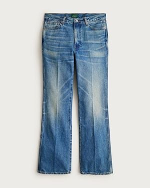 J.Crew Bootcut Creased Jean - Blue