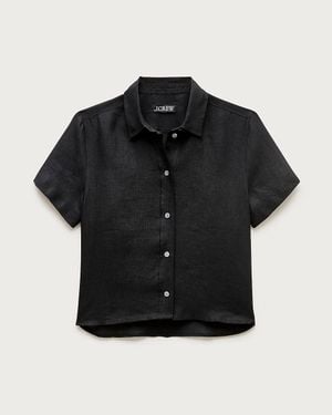J.Crew Gamine Button-Up Shirt - Black