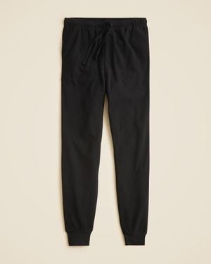 J.Crew Jacquard Rib-Knit Jogger Pant - Black