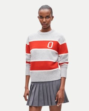 J.Crew '47 X Vintage Wool Ohio State Sweater - Red