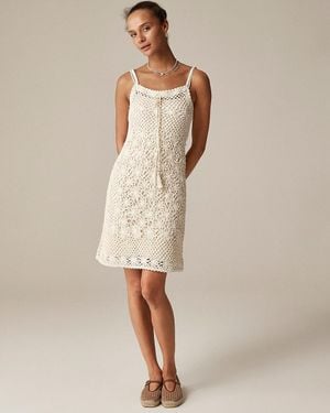 J.Crew Crochet Sweater-Dress - Natural