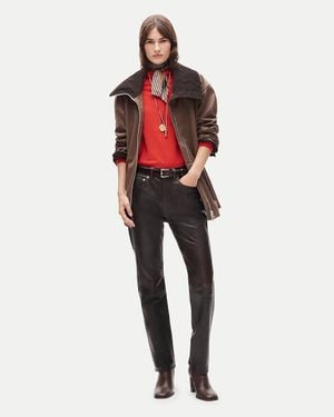 J.Crew Jesse Relaxed-Straight Pant - Red