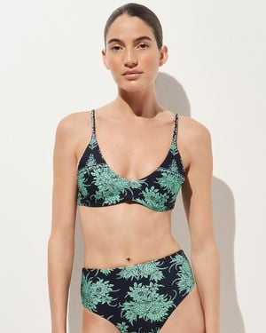J.Crew Lana Bikini Top - Green
