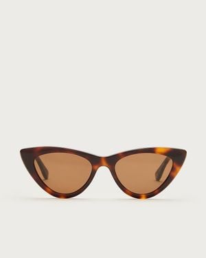J.Crew Bungalow Cat-Eye Sunglasses - Brown