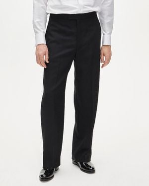 J.Crew Relaxed-Fit Tuxedo Pant - White