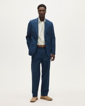 J.Crew Relaxed-Fit Suit Jacket - Blue