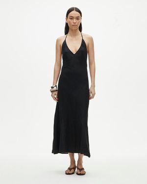 J.Crew V-Neck Halter Dress - Black