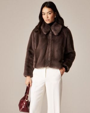 J.Crew Zip-Up Jacket - Brown