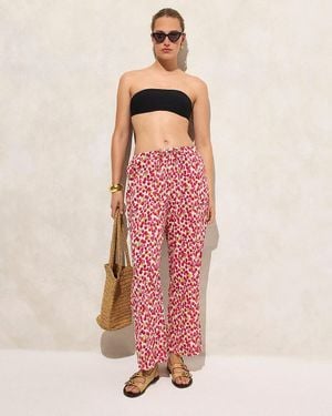 J.Crew Cotton Voile Beach Pant - Pink