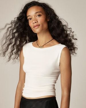 J.Crew Refined Rib Shell Tank Top - Brown