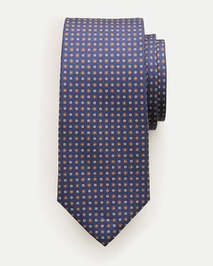 J.Crew Italian Silk Twill Tie - Blue