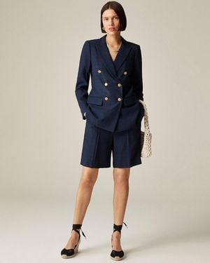 J.Crew Double-Breasted Blazer - Blue