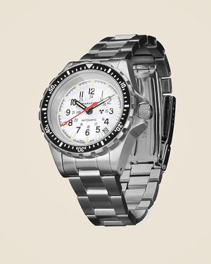 J.Crew Marathon Watch Company Arctic Edition Medium Diver's Automatic (Msar) - Metallic