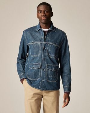 J.Crew Denim Field Utility Overshirt - Blue