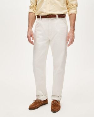J.Crew Lee X Straight Jean - White