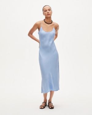 J.Crew Tall Gwyneth Slip Dress - Blue