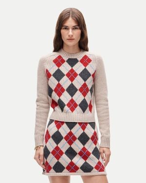 J.Crew Mini Knit Sweater-Skirt - Red