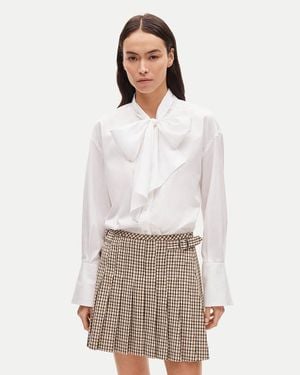 J.Crew Bow Button-Up Shirt - White