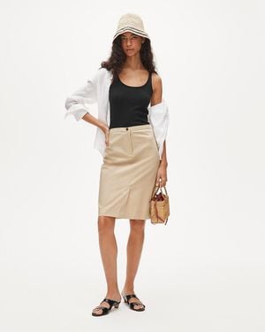 J.Crew Pencil Midi Skirt - Natural
