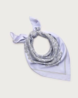 J.Crew Oversized Silk Bandana - Blue