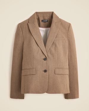 J.Crew Petite Classic Two-Button Blazer - Brown