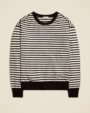 J.Crew Featherweight Cashmere Long-Sleeve T-Shirt - Black