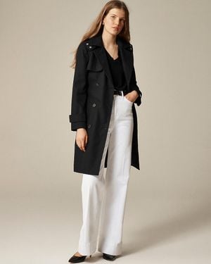 J.Crew Petite New Icon Trench - Blue