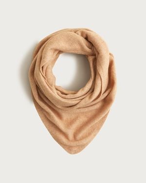 J.Crew Wool-Cashmere Blend Bandana - Natural