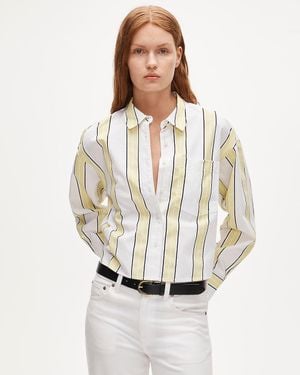 J.Crew Étienne Cropped Button-Up Shirt - White