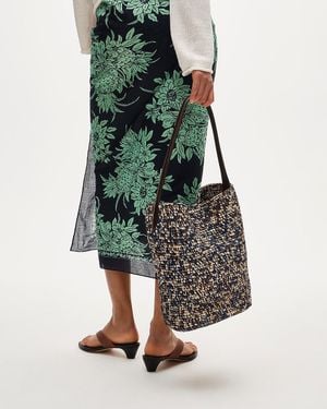 J.Crew Berkeley Handwoven Bucket Bag - Green