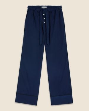 J.Crew Marie Marot Beth Pajama Pant - Blue
