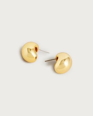 J.Crew Sculptural Orb Earrings - Natural