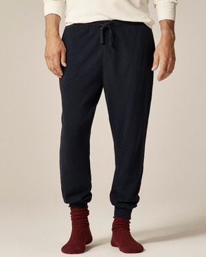 J.Crew Jacquard Rib-Knit Jogger Pant - Blue