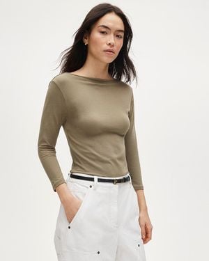 J.Crew Ballet-Sleeve Top - Multicolor
