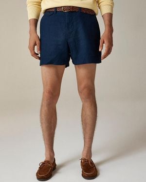 J.Crew "5" Linen Short" - Blue