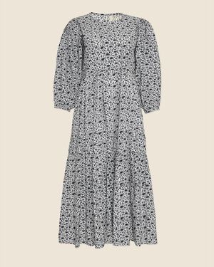 J.Crew Sz Blockprints Orti Dress - Blue