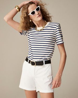 J.Crew "5" Stretch Chino Short" - White