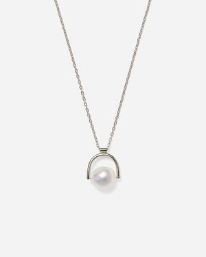 J.Crew Lady Bail Necklace - White