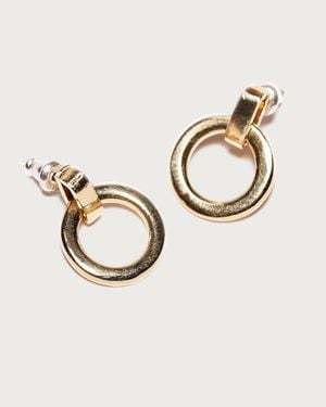 J.Crew Odette New York Beau Hoop Earrings - Metallic