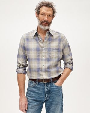 J.Crew Linen-Cotton Blend Shirt - Gray
