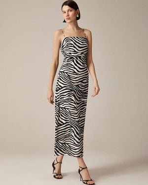 J.Crew Collection Ruched Maxi Dress - Natural