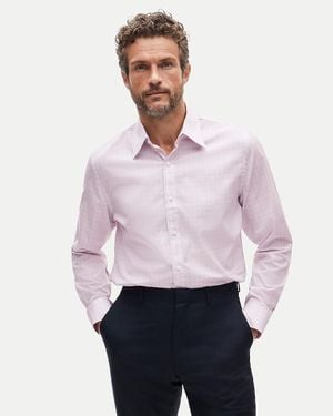 J.Crew Ludlow Premium Cotton Dress Shirt With Point Collar - White