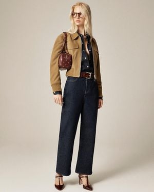 J.Crew Curvy Slim-Wide Jean - Blue