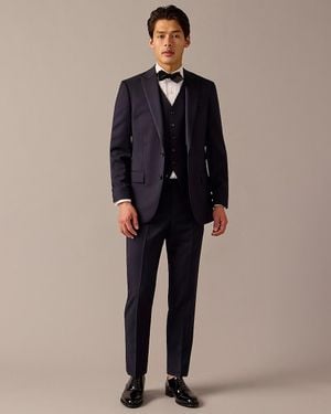 J.Crew Ludlow Tuxedo Jacket In Italian Wool - Blue