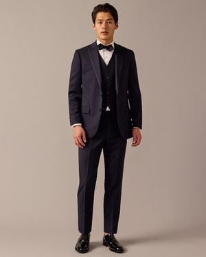 J.Crew Ludlow Tuxedo Jacket In Italian Wool - Blue