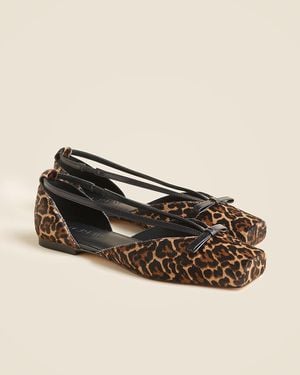 J.Crew Quinn Cutout Ballet Flats - Black