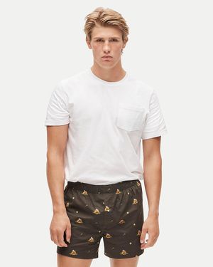 J.Crew Printed Boxers - White