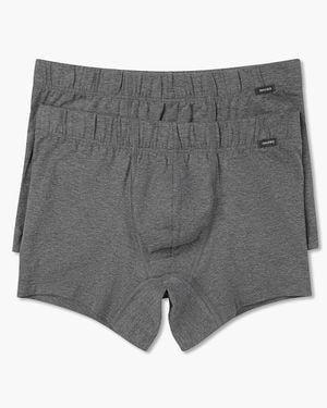 J.Crew Hanro Cotton Essentials Boxer Briefs Two-Pack - Gray