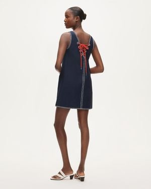 J.Crew Billie Dress With Paracord - Blue