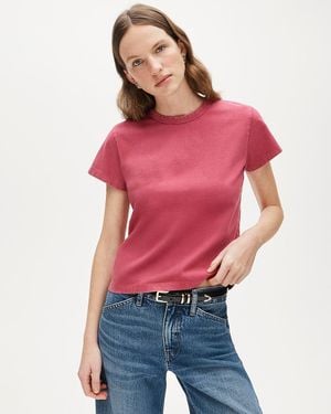 J.Crew Boyfriend Jersey Classic-Fit T-Shirt - Red